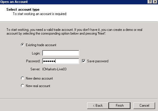 Account Password and Logins