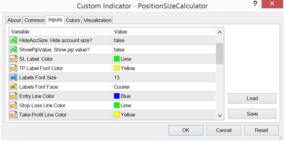 position size calculator