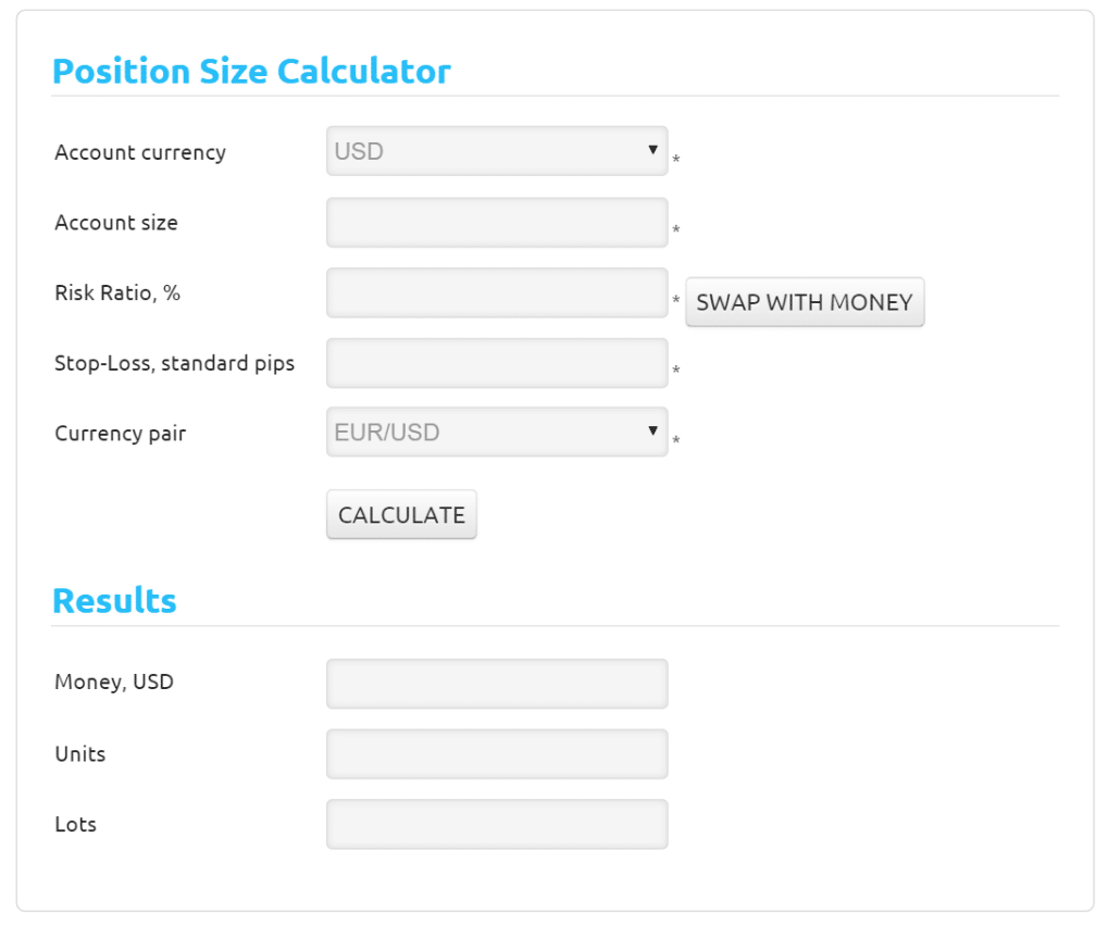 Forex risk management calculator