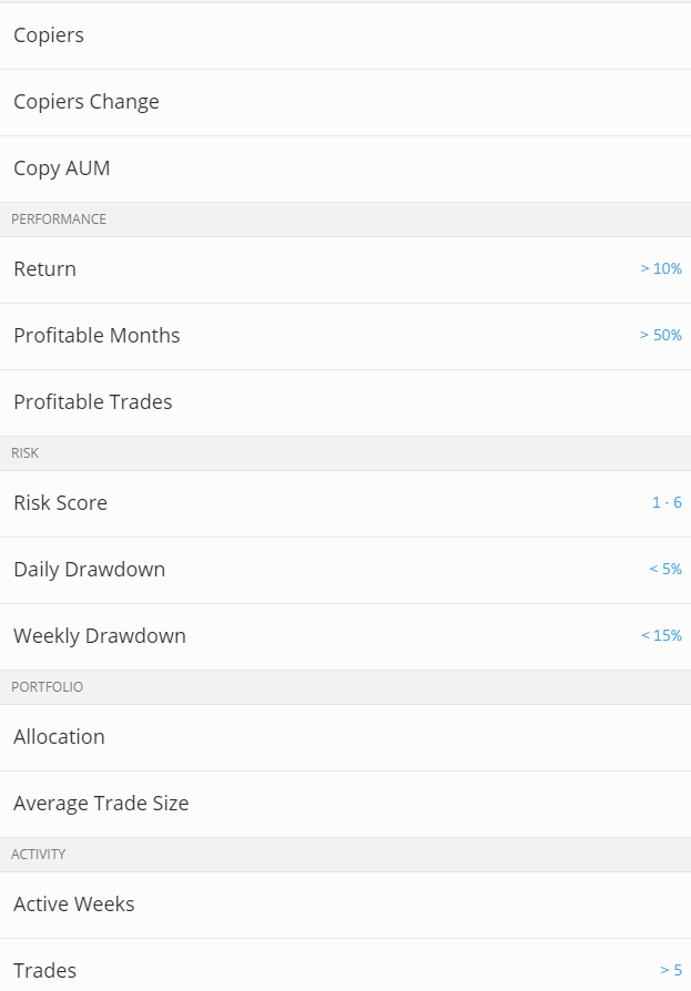 Copy etoro