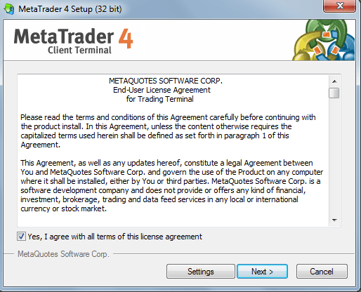 Metatrader 4 download terminal