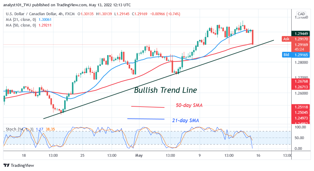 USD/CAD Retraces Above Level 1.2900 but May Revisit Level 1.3167  