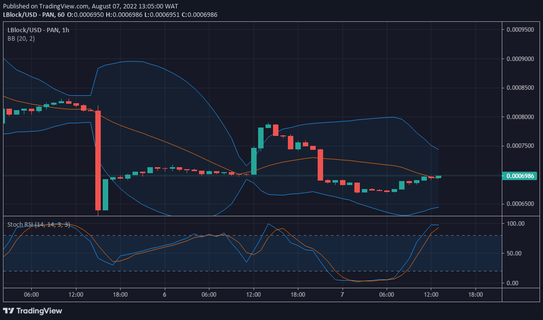 LBLOCK/USD Value Forecast: LBLOCK Aiming Beyond $0.0007000