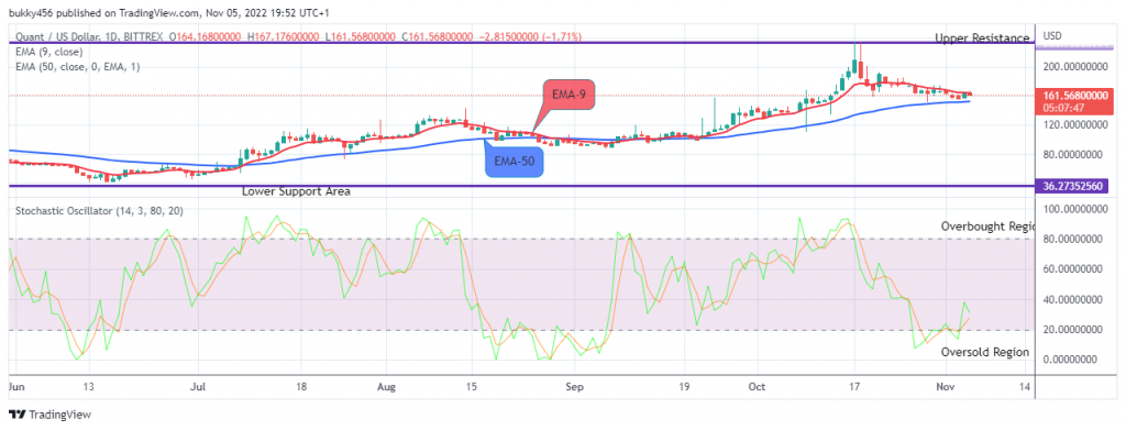 Quant (QNTUSD) Price to Break above the $192.689 High Level Soon