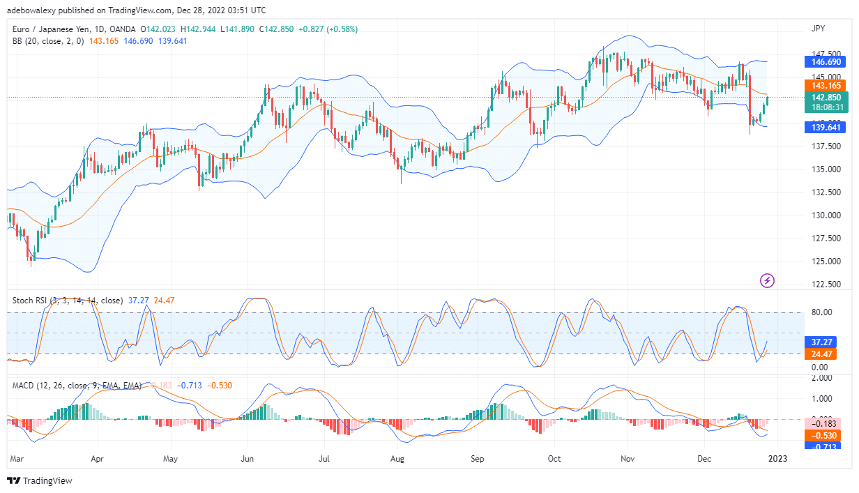 Price Action in the Eur/Jpy Rallies Towards the 143.17 Mark