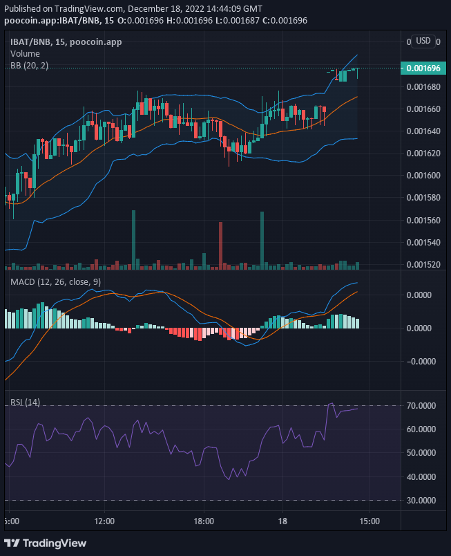 Battle Infinity (IBAT/USD) Bearish Price Rejected