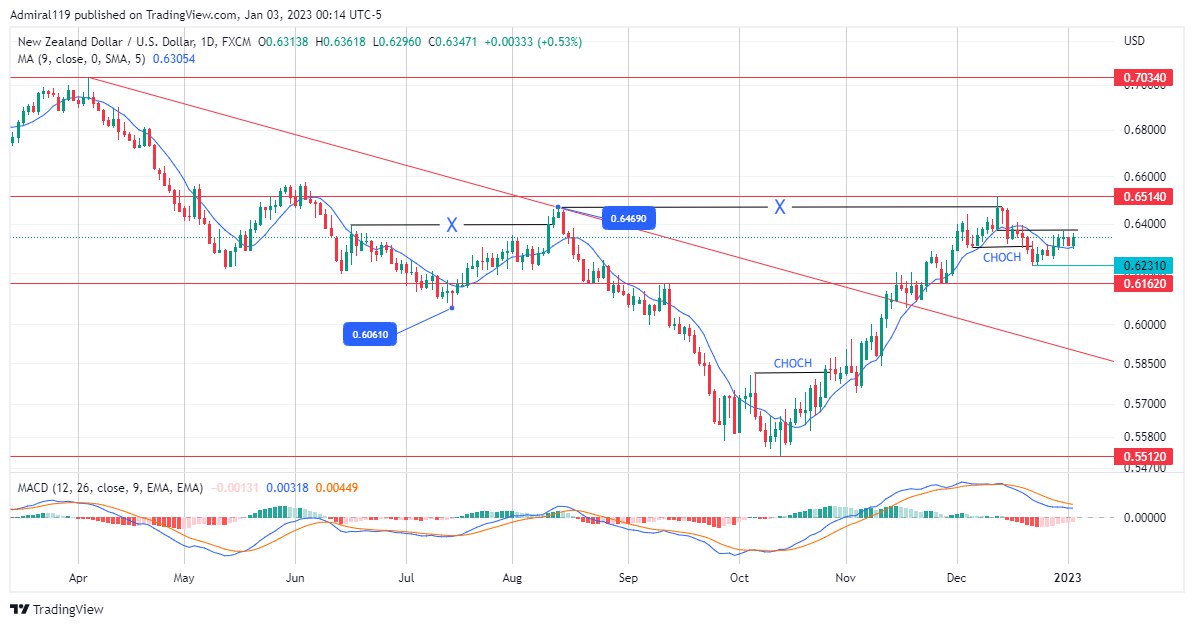 NZDUSD Price Indicates a Shift in Market Trends