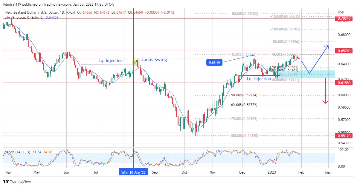 NZDUSD Buyers Exit Market As Price Drops For Correction
