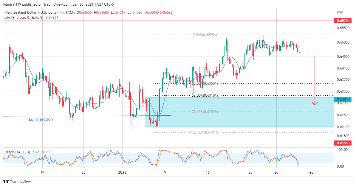 NZDUSD Buyers Exit Market As Price Drops For Correction