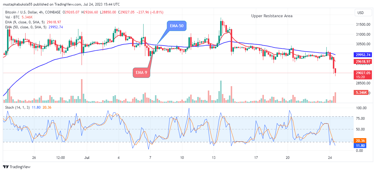 Bitcoin (BTCUSD) Price to Test the $31443.67 Supply Level Soon