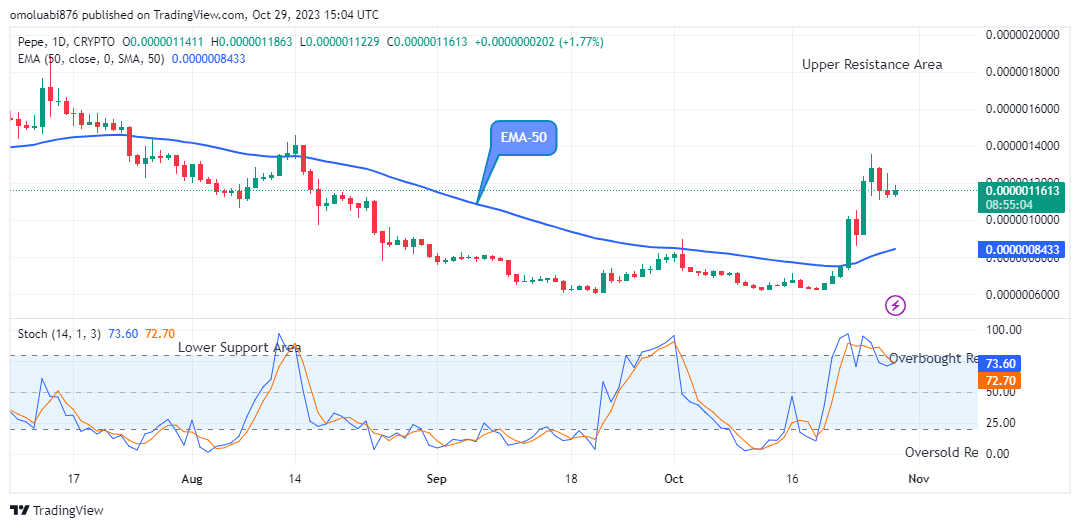 Pepe (PEPEUSD) Price Shows a Fundamental Growth above the supply level