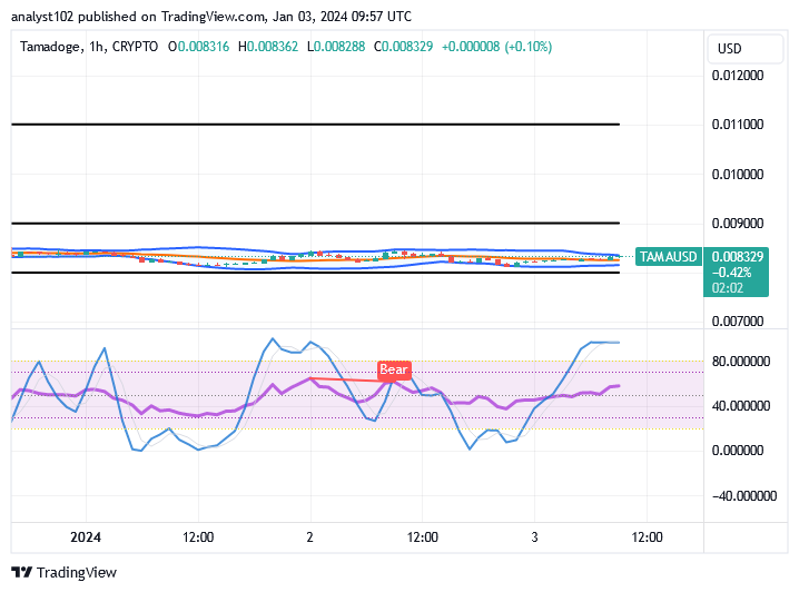 Tamadoge (TAMA/USD) Trade Is Confined, Posing Hikes Signal