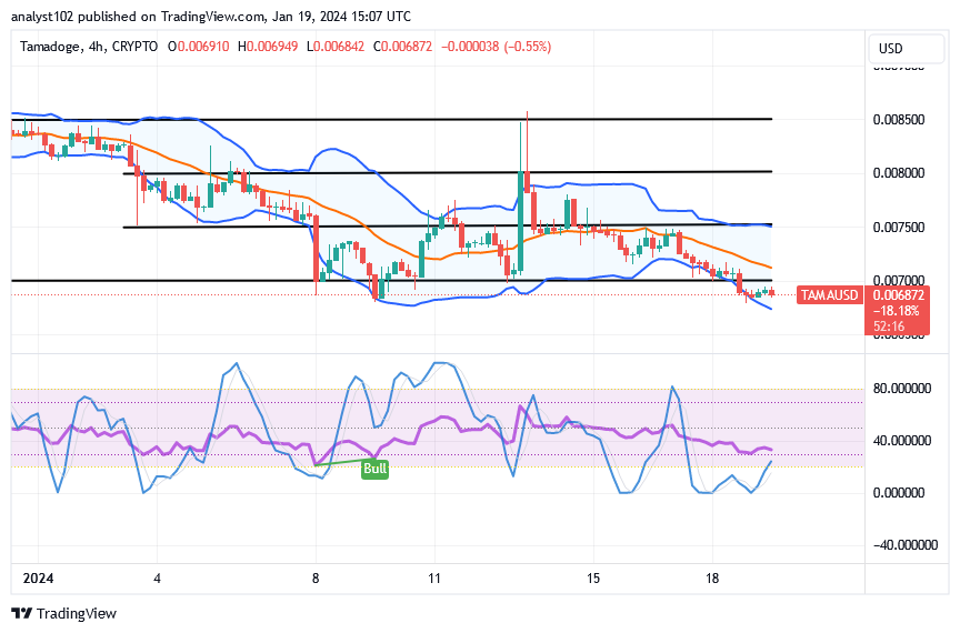 Tamadoge (TAMA/USD) Trade Goes Down, Prepares for a Shoot-up