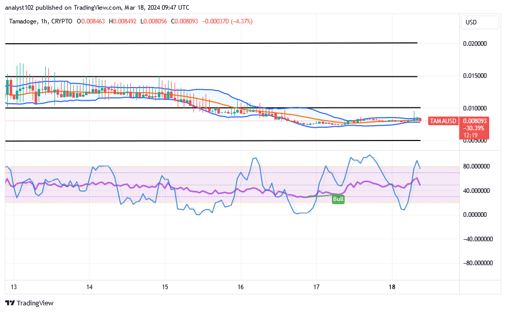 Tamadoge (TAMA/USD) Trade Retraces, Displaying Hike Signs