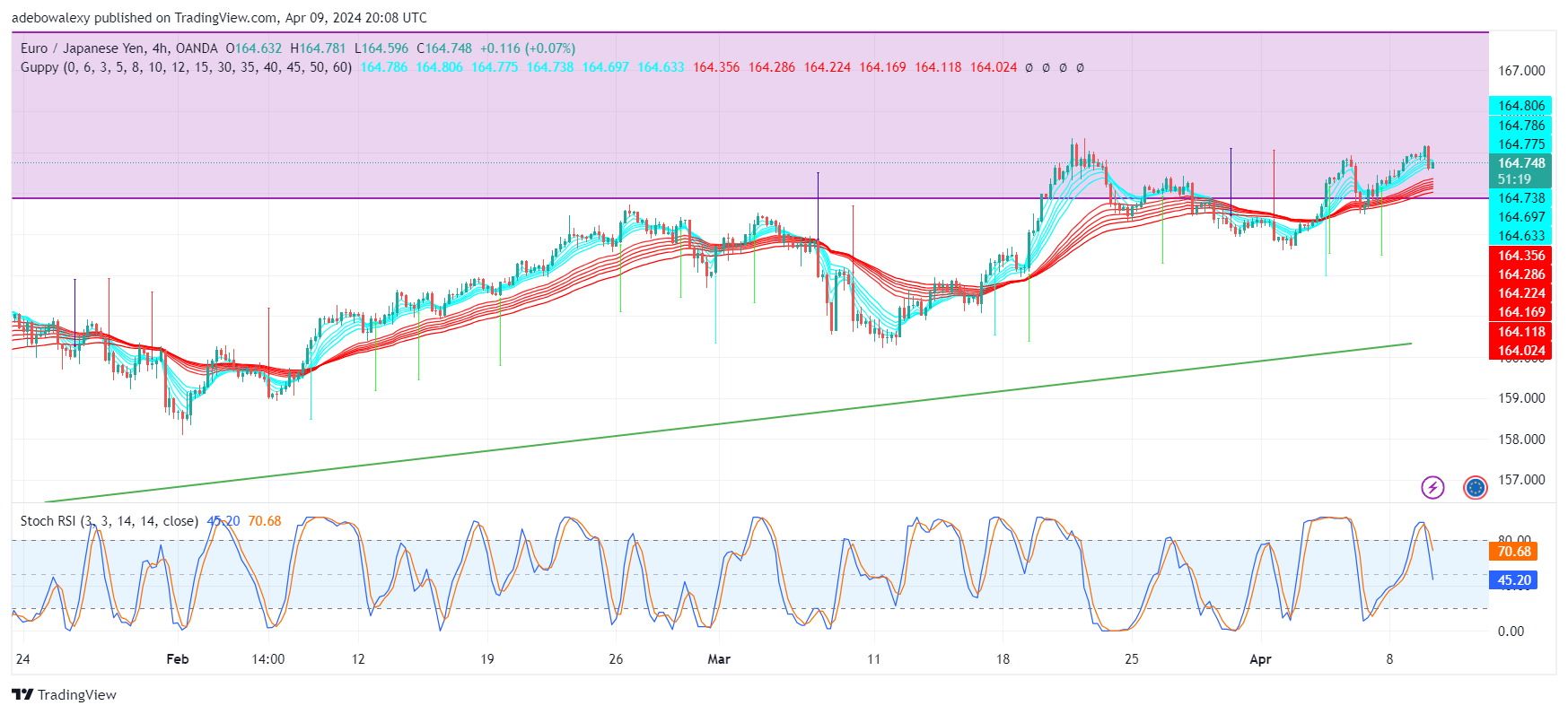 EURJPY May Hit the 165.00 Mark