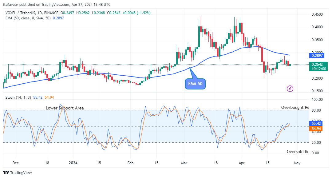 Voxies (VOXELUSD) Price Gearing up for the Next Bull run